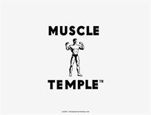 Tablet Screenshot of muscle-temple.com